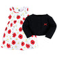 Hudson Baby Baby Girls' Cotton Dress And Cardigan Set, Poppy Daisy, 18-24 Months