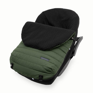 Little Unicorn Infant Car Seat Footmuff | Weather Resistant Bunting Bag | Universal Fit For Baby Car Seat & Travel System | Open