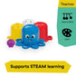 Baby Einstein Ocean Explorers Opuss Stack & Stream Sensory Stacking Cups, Ages 3 Months and up
