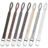 Duludulu 7 Pcs Braided Pacifier Clip, Pacifier Clips For Boys & Baby Girls, Pacifier Holder Clip Binky Clips