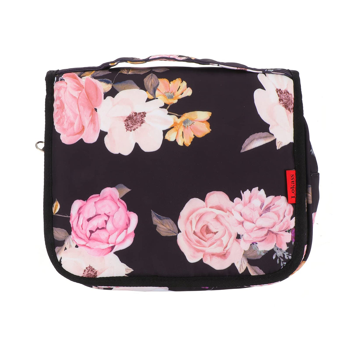 Toyvian Universal Stroller Organizer Flower Pattern Phone Bag Shoulder Strap Umbrella Stroller Caddy Baby Accessories Organizer
