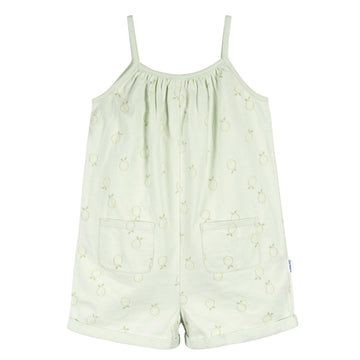 Gerber Baby Girls Toddler 2-Pack Sleeveless Romper Jumpsuit, Yellow Lemons, 5T