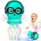 Dancing Octopus Baby Toys, Light Up Music Tummy Time Toys with 2 Flash Lights,Moving Electric Crawling Squid Toy for Babies with