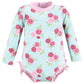 Hudson Baby Baby Girl'S Toddler Swimsuit, Mint Pink Roses