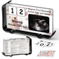LFKATFI Ultrasound Picture Frames Pregnancy Announcement - Sonogram Keepsake with Pregnancy Countdown for Gender Reveal for Gran