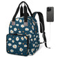 KOBLEN Daisy Diaper Bag Backpack Baby Essentials Travel Tote Bag with Insulated Pockets Multi-functional Diaper Bags Organizer B