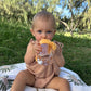 Evorie Tritan Weighted Straw Sippy Cup With Handles For Baby And Toddlers 6 Months Up, 7 Oz Soft Silicone Straw Infant First Tra