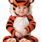 Lil Characters Unisex-baby Newborn Tiger Costume, Orange/Black/White, 6-12 months