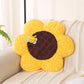 HOKIPO Sunflower Bee Cushion for Sofa & Bed, 50 cm, Yellow