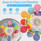 Baby Montessori Sensory Toys for 0-6 6-12 Months, Baby Teether Teething Toys for Babies 0 3 6 9 12 18 Months, Newborn Infant Lea