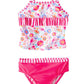 Toddler Girls Pink Sizzle Floral 2 Piece Tankini Swimsuit - 2T