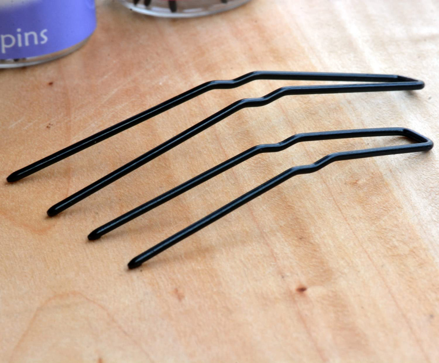 Hairpins For Bun Rocst Bobby Pins Clips For Ballet Woman Girl Hairdressing Salon (2 Inch, Brown12Pcs) (Black, 3 Inch (Pack Of 24