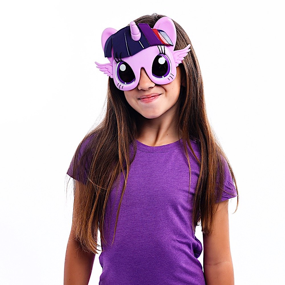 Sun-Staches My Little Pony Official Twilight Sparkle Sunglasses | Costume Accessory | Uv400 | One Size Fits Most Kids