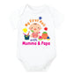 Lillypupp My First Holi With Mom Dad Baby Dress For Boy Girl. Unisex Holi TShirt Romper Bodysuit For New Born Photoshoot.