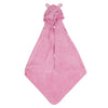 Ubervia Soft Highly Absorbent Kids Bath Towel, Put On/Off Easily Baby Bath Washcloths, for Baby Dry The Water Kids Shower(Pink B