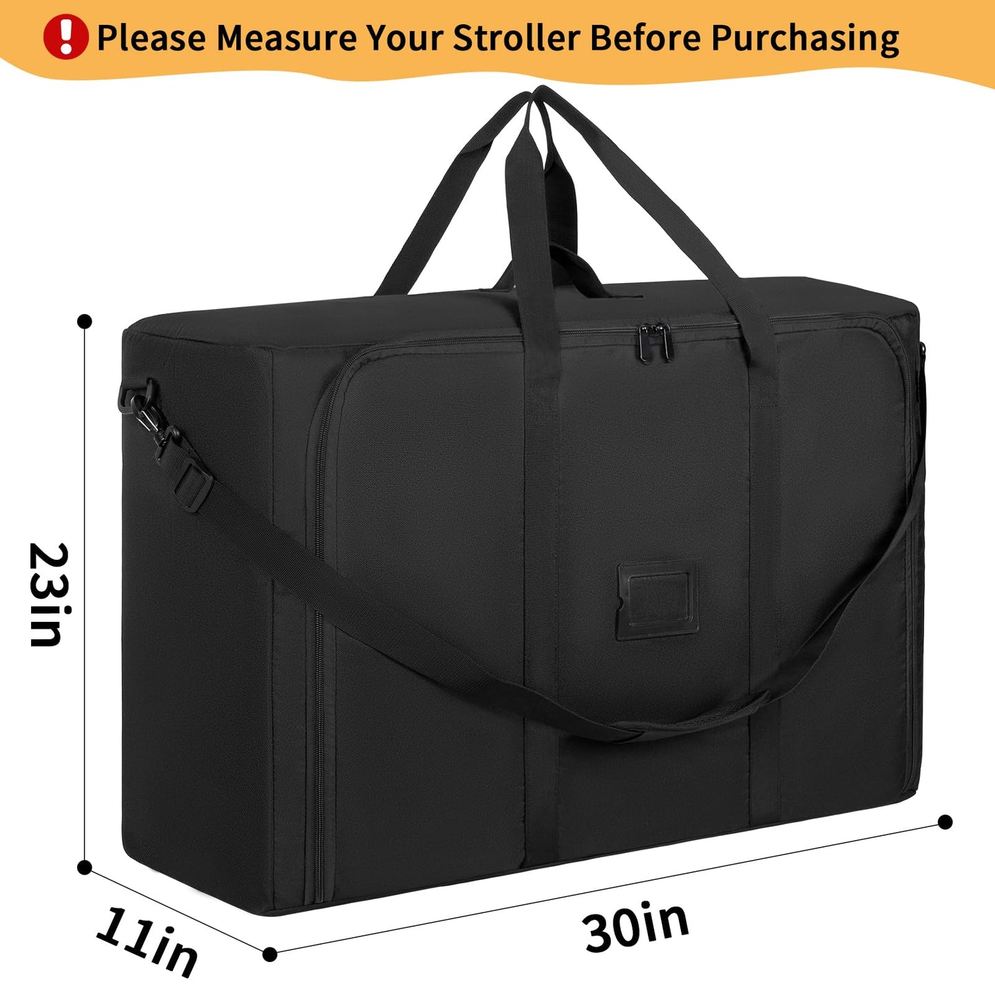 Ibvivic Stroller Bag For Rumbleseat And Bassinet Vista/Cruz V2 Stroller Travel Bag Heavy Duty Gate Check Stroller Bag With Delec