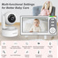 Hellobaby 4.3'' Video Baby Monitor With 30 Hours Battery, Remote Pan-Tilt-Zoom Baby Monitor No Wifi, Baby Monitor With Camera An