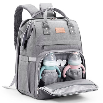 Lexiroman Diaper Bag Backpack Large Capacity Diaper Bag With Changing Pad For Boy Girl Travel For Moms Dads Baby Registry Search