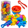 ABCaptain Counting Transport Matching Game with Sorting Cups, Color Classification and Sensory Training Preschool Educational Le