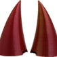 2X Demon Horns For Headset/Cosplay - Made In Usa - 20 Colors (Dual Red/Orange)