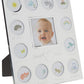 Carter'S Baby'S First Year Animal Theme Silver Metal Month By Month Picture Frame, 9.75' L X 11.75' H
