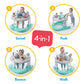 Tiny Love 4-in-1 Here I Grow Mobile Activity Center, Magical Tales