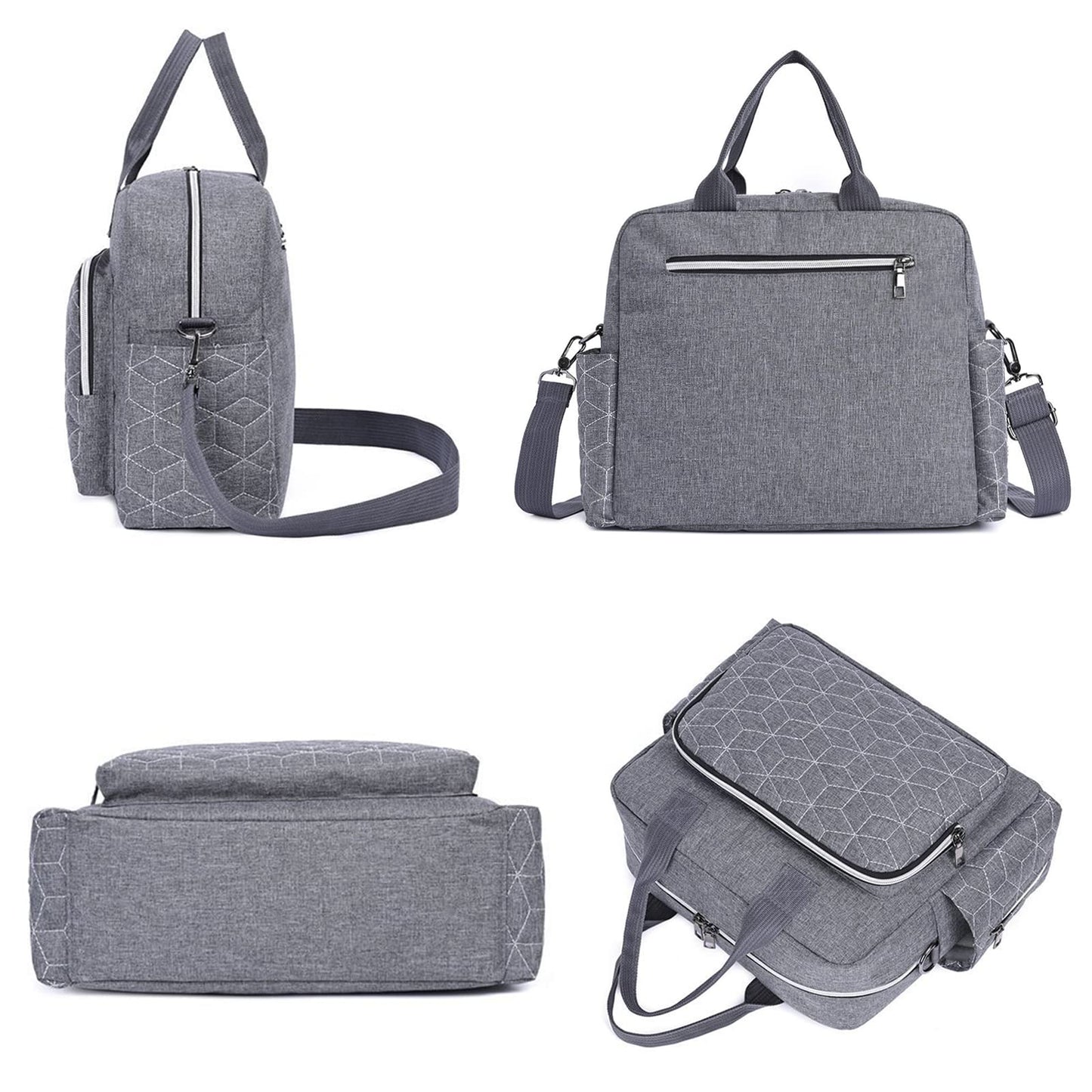 Diaper Bag Tote Baby Changing Bag Baby Bags For Mom Multifunction Travel Diaper Bag For Women(Grey2)