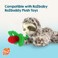 RaZbaby 2-Pack Silicone Berrybumps Baby Teething Toys - BPA Free, Hands Free Design, Teething Relief
