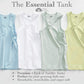 Lotuscomfort Premium 4 Pack Super Soft Boys Girls Unisex Kids Toddler Baby Tank Top Undershirts (2T White Pack)