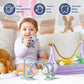 Baby High Chair Suction Toys Teething Chew - Baby Teething Toys Silicone Teethers, Table Toys, Food Grade Silicon for 6 12 18 Mo