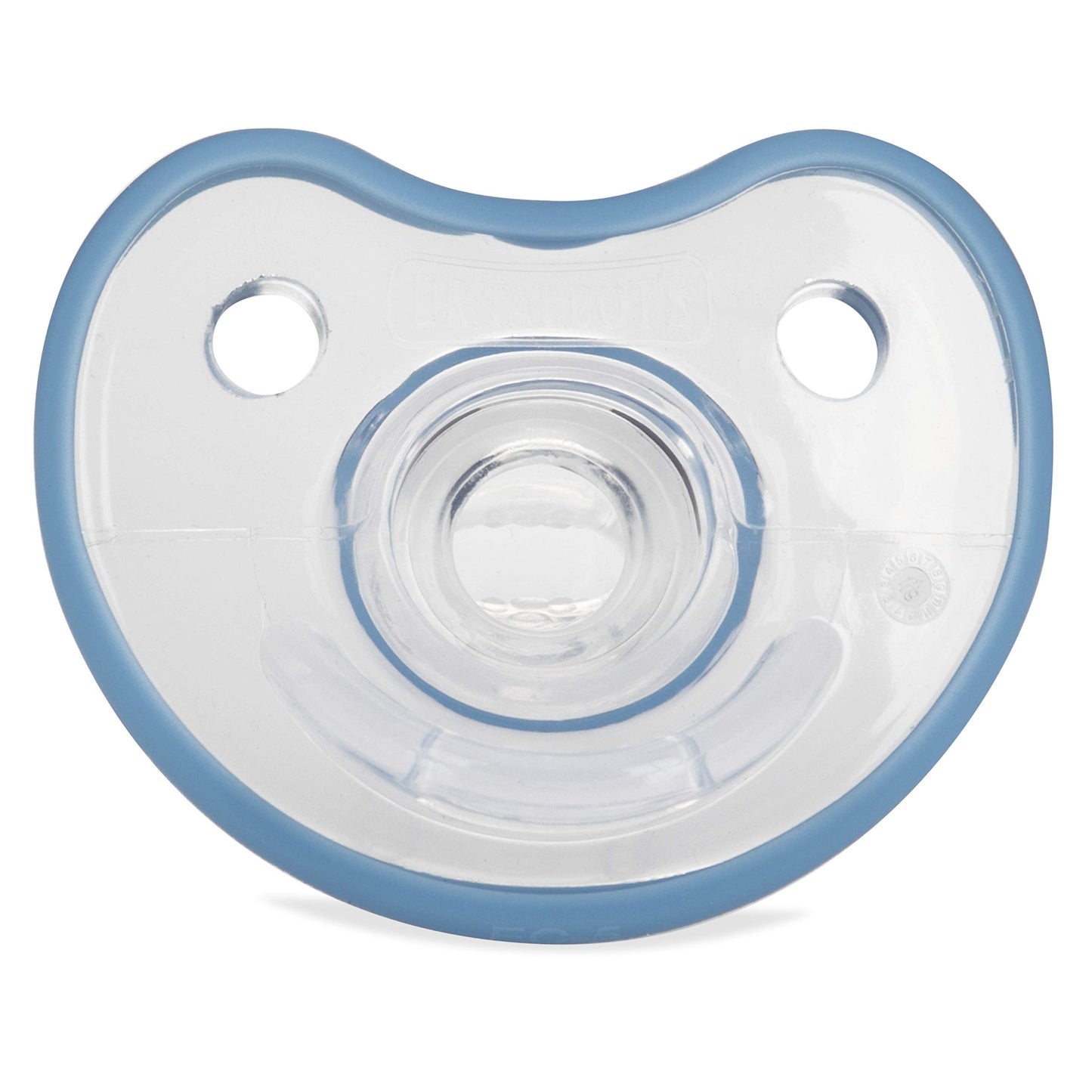 Dr. Talbot'S Soft-Flex Orthodontic Pacifiers 6-12 Months, Blue/Gray, 2 Pack
