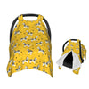 Muishi Zebras Stripes Yellow Background Baby Car Seat Canopy Nursing Cover for Newborn Car Seat Breastfeeding Covers Blanket New