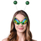 Cheerin Green Alien Headband And Glasses - Martian Antenna Headband - Glitter Ball Head Boppers - Space Theme Costume - Alien Co