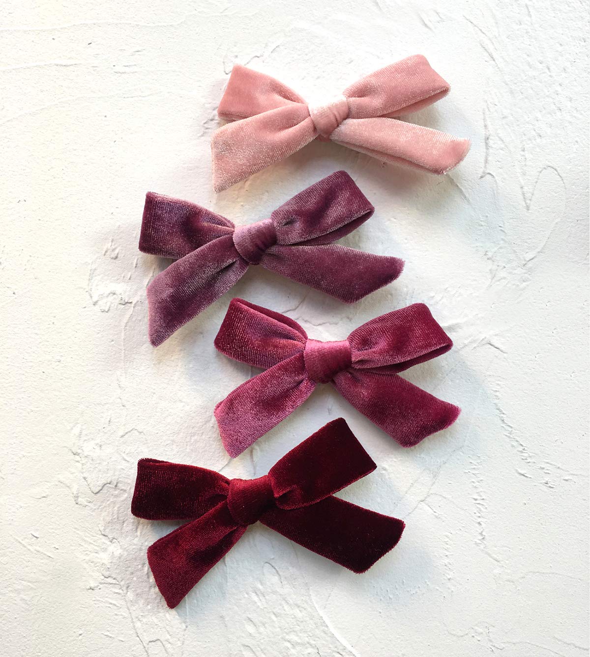 Fall Baby Girls Velvet Hair Bow Clips, 10Pcs Boutique 4' Bow Hair Alligator Clips Accessories For Toddlers, Little Girls, Schoo