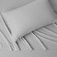 Amazon Basics 3 Piece Bed Sheets Set, 100% Cotton Jersey, Includes Super Soft, Flat And Fitted Sheets, Pillowcase, Toddler, Ligh