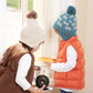 Moon Kitty Baby Boys Hats Toddler Beanies For Boys Winter Fleece Skiing Winter Caps With Warm Ear Flap
