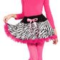 Forum Novelties Zebra Print Tutu And Headband, Child Size