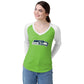 Foco Womens Nfl Team Ladies Fashion Raglan Top Shirt, Big Logo Solid, Xx-Large