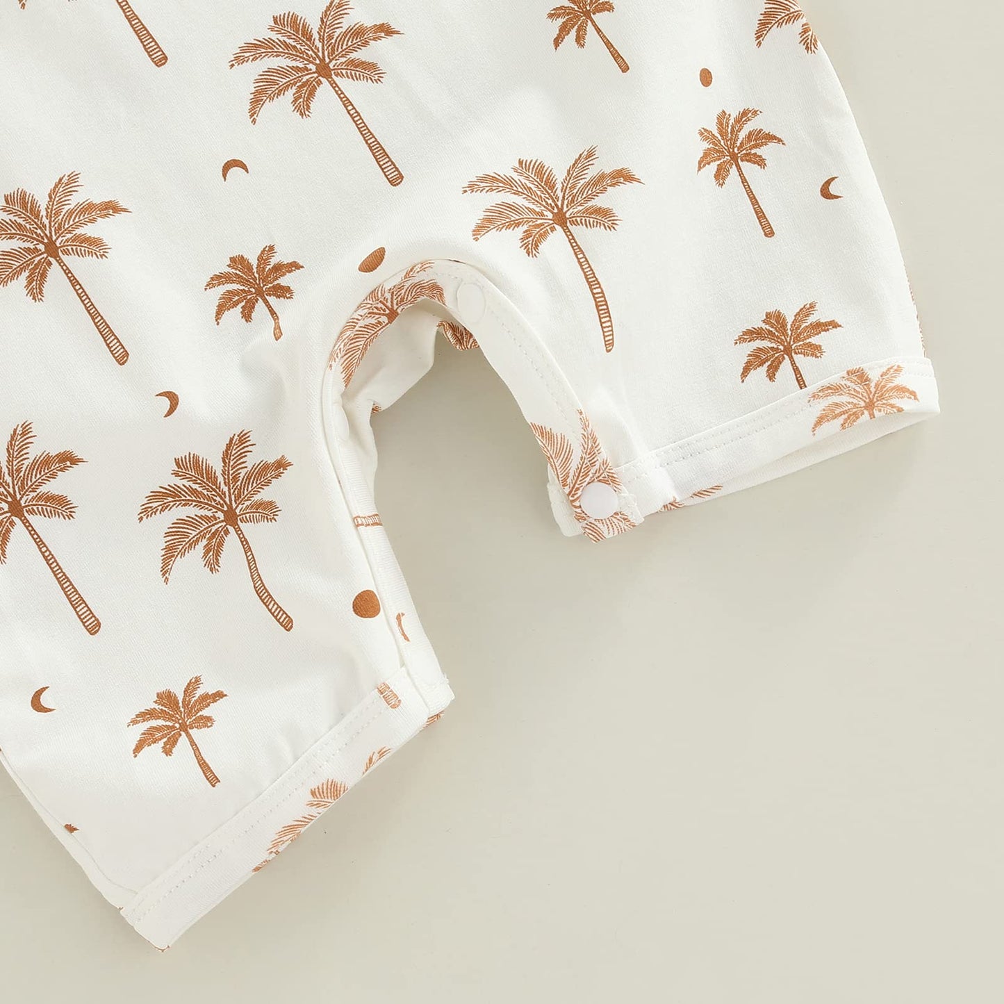 Ciycuit Baby Boy Sleeveless Romper Newborn 0 3 6 9 12 Months Summer Clothes White 3-6 Months