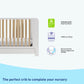 Graco Read-With-Me 4-In-1 Convertible Crib With Drawer (White With Driftwood) - Greenguard Gold Certified Converts To Toddler Be