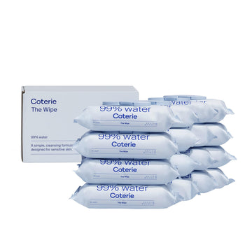 Coterie Baby Wipes, 16 Pack, 896 Count, Unscented Wipes, 99% Purified Water, Plastic-Free & Plant Derived Fibers, Fragrance Free