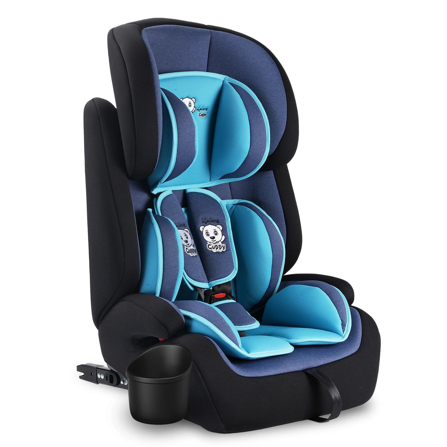 Lifelong Cuppy 2In1 Car Seat & Booster Seat For Baby & Kids, Isofix & NonIsofix Compatible, 9 M12 Yrs, Ece R44/04 Safety, Ad