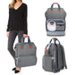 Luxja Breast Pump Bag With Compartments For Cooler Bag And Laptop, Breast Pump Backpack With 2 Options For Wearing (Fits Most Ma