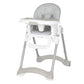 Dream On Me Solid Times High Chair for Babies and Toddlers in Grey, Multiple Recline and Height Positions, Lightweight Portable 