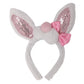 Girls Sequin Easter Bunny Ears And Bow Headband