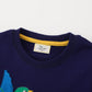 Bird Shirt Girls Long Sleeve Crewneck Cotton Animal Print Blue Swearter Tops Toddler Fall Outfits Kids Floral Sweatshirt 6T