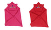 CTMKIDS Baby Wrap with Cap for Kids 74x74 cm  Magenta & Red