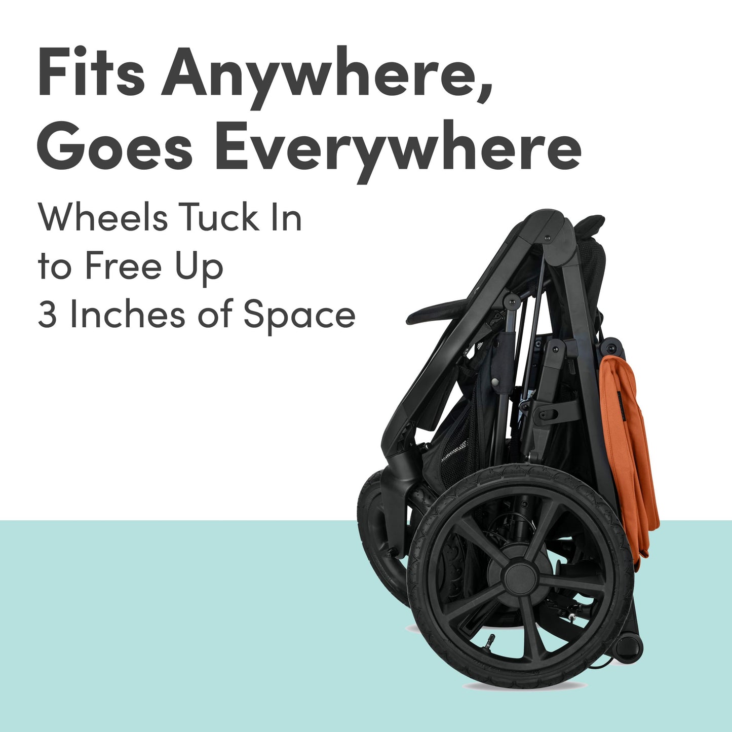 BOB Gear Wayfinder Jogging Stroller with Snack Tray, Independent Dual Suspension, Air-Filled Tires, and 75-Pound Weight Capacity