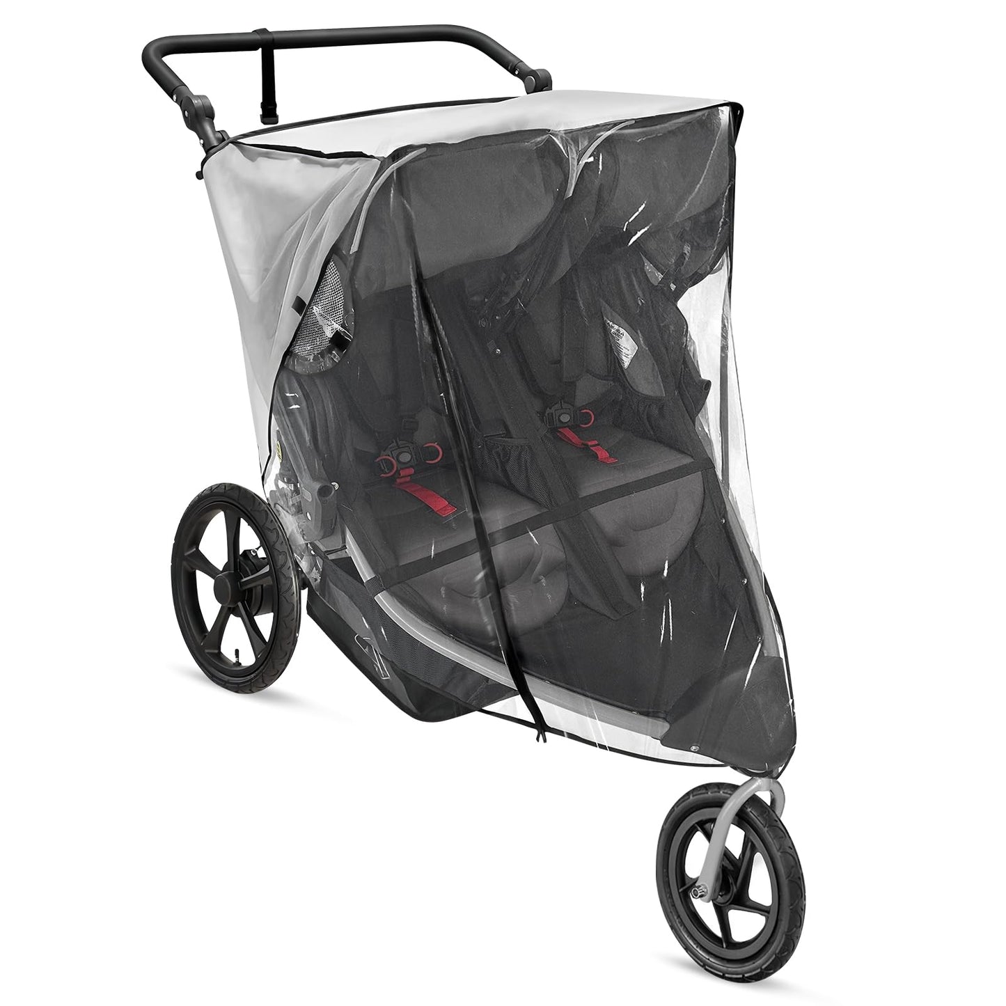 Stroller Rain Cover Compatible With Bob Gear Duallie Strollers, Weatherproof, Protect From Sun Dust Snow