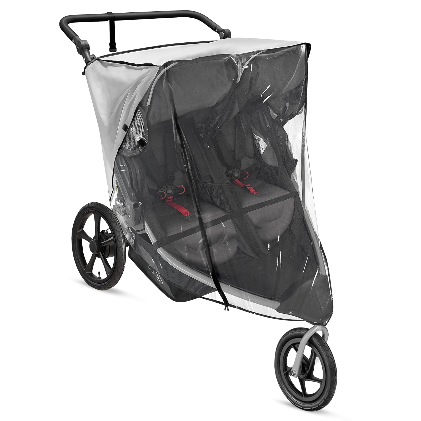 Stroller Rain Cover Compatible With Bob Gear Duallie Strollers, Weatherproof, Protect From Sun Dust Snow
